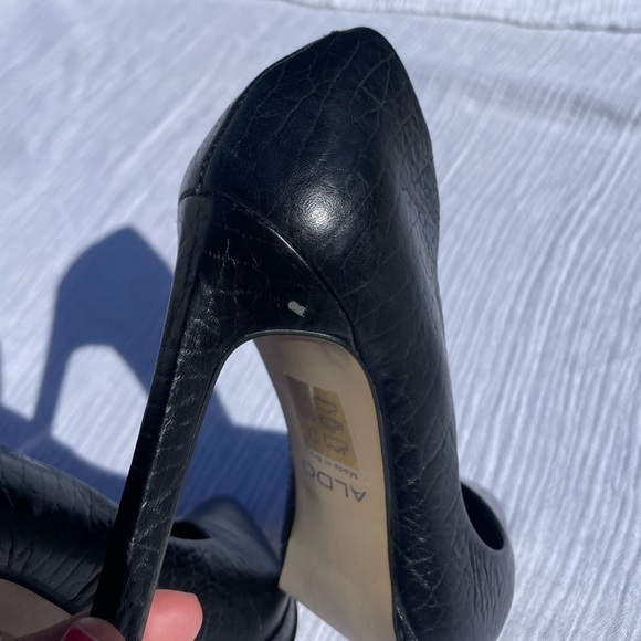 Aldo black heels - Picture 7 of 8
